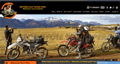 Desktop Screenshot of motorcycletoursperu.com