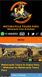 Mobile Screenshot of motorcycletoursperu.com
